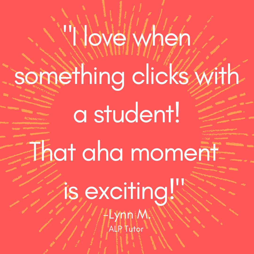 I love when something clicks with a student. The aha moment is exciting!